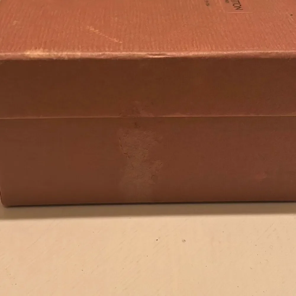 Louis Vuitton LV Square Gift Box Brown Textured Lift Lid Luxury Storage Display